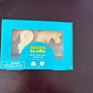 Mondo Llama Paint-Your-Own Unicorn Kit - Natural Wood
